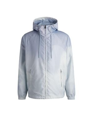 BOSS Water-Repellent Jacket With Cloud Artwork - Blue