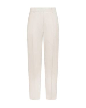 Seventy Carrot Fit High Waist Pants - White