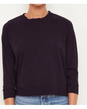 Stateside Supima Slub Jersey Sweatshirt Tee - Blue