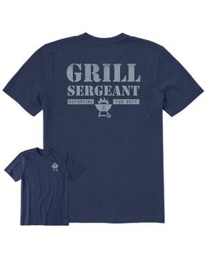 Life Is Good. Crusher Lite T-Shirt - Blue