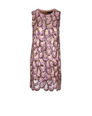 Nora Barth Sequin Dress - Pink