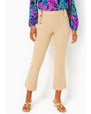 Lilly Pulitzer 37" Parrish Bi-Stretch Crop Flare Pant - Blue