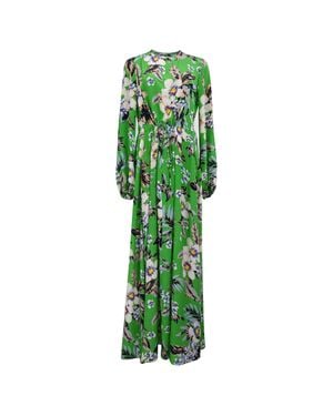 Diane von Furstenberg Floral Maxi Dress - Green