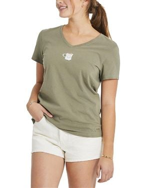 Life Is Good. Crusher T-Shirt - Green