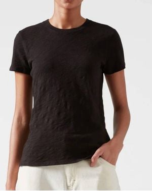 ATM Slub Jersey Crew Neck Tee - Black