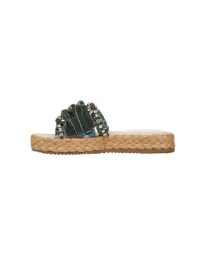 Circus.NY Wyatt Slide Sandal - Green