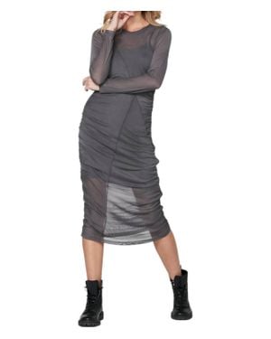 NÜ Mesh Dress - Gray