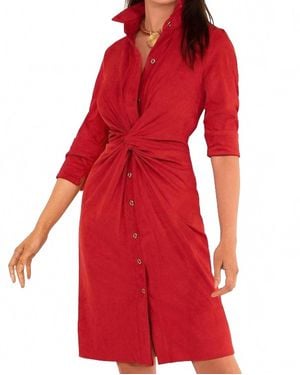 Gretchen Scott Twist And Shout Dress - Red