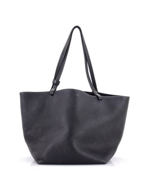 The Row Park Tote Canvas With Leather Xl - Blue