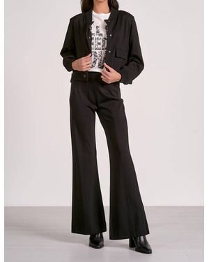 Elan Kristi Button Up Jacket - Black