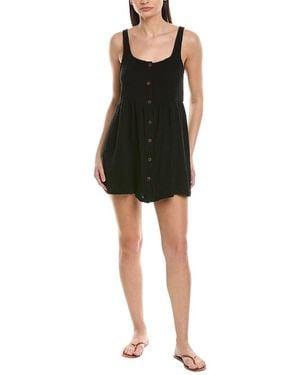 Nicole Miller Button Front Dress - Black