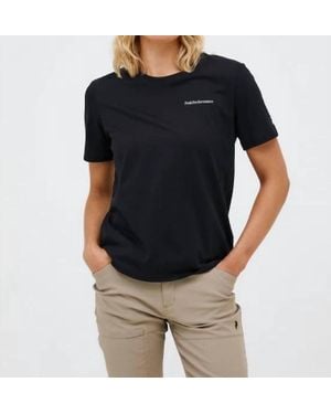 Peak Performance Explore Logo Tee - Black