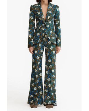 Smythe Mid-Rise Classic Pant - Green