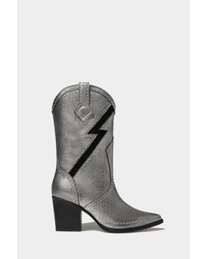 Dante Shoes Freddie Leather Boots - Gray