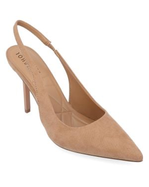 Journee Collection Tru Comfort Foam Elenney Pumps - Natural