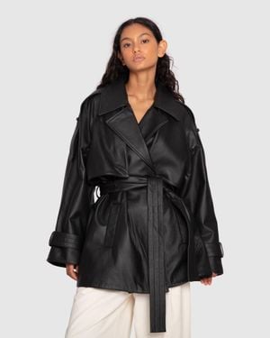 Belle & Bloom Forevermore Leather Jacket - Black