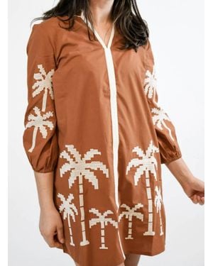 Victoria Dunn Presley Dress - Brown