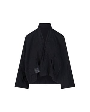 Kimonorain No-Rain Waterproof High Collar Jacket - Blue