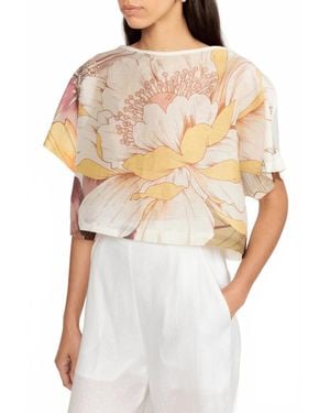 CHRISTY LYNN Retti Cropped Top - White
