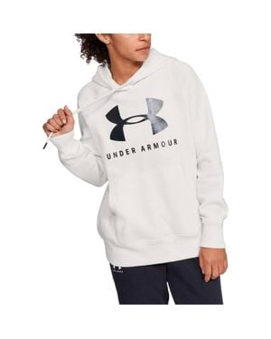 Under Armour Rival Fleece Sportstyle Graphic Hoodie - Gray