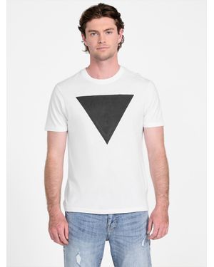 Guess Eco Fiza Logo Tee - White