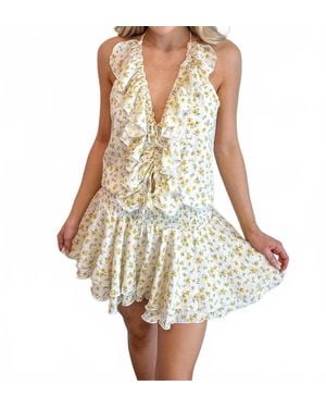 Sky To Moon Lillian Mini Dress - White