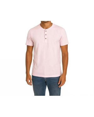 American Heritage Henley Top - Pink