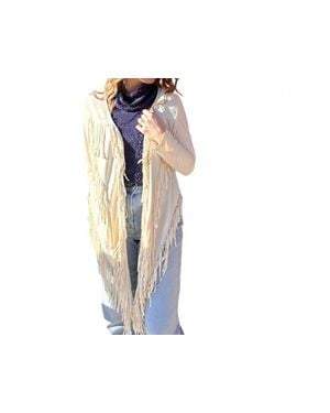 Angie Fringed Western Jacket - Black