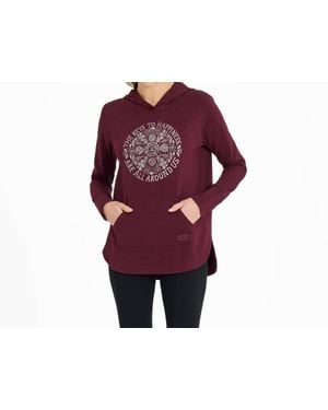 Life Is Good. Keys To Happiness Hoodie - Red