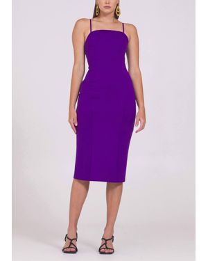 Bailey 44 Zori Ponte Midi Dress - Purple