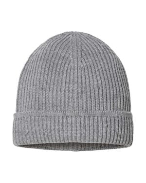 Atlantis Headwear Sustainable Finish Edge Cuffed Beanie - Gray
