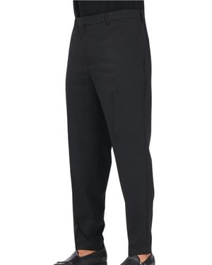 ARMANI EXCHANGE Tailored Wool-Blend Formal Pants - Black