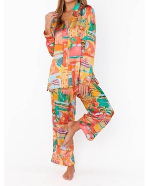 Show Me Your Mumu Early Night Pj Set - White