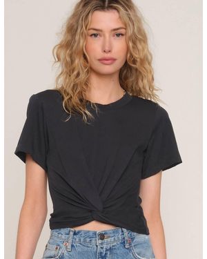 Heartloom Ryder Twist Front Detail Top - Black