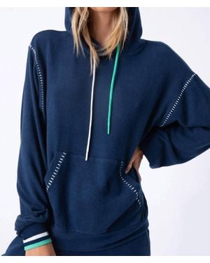 Pj Salvage Ocean Breeze Hoodie - Blue