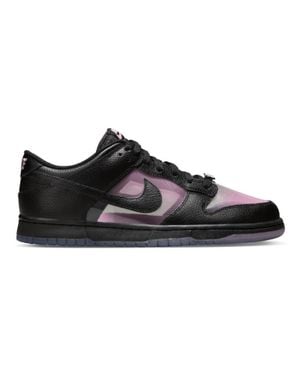 Nike Dunk Low Retro Premium Transparent Sneaker - Black