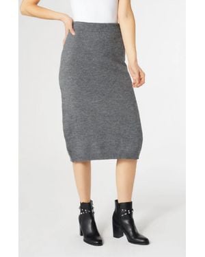 Coco + Carmen Celleste Sweater Skirt - Gray