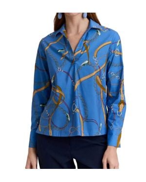 Hinson Wu Mona Blouse - Blue