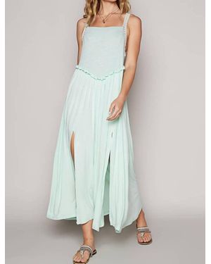 Pol Sleeveless Maxi Dress - Green