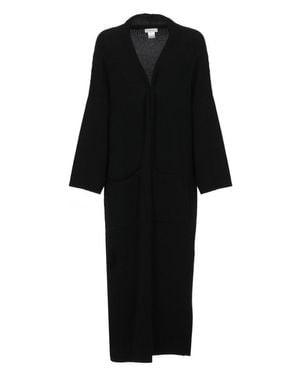 Avant Toi Wool And Cashmere Long Cardigan - Black