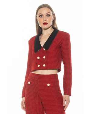 Alexia Admor Aurelia Jacket - Red