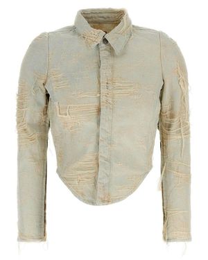 DIESEL De-madeline-fsg Shirt - M in Gray | Lyst
