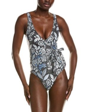 summersalt The Perfect Wrap One-Piece - Blue