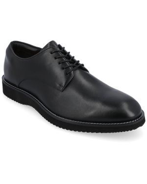 Thomas & Vine Savage Embossed Wingtip Derby in Black for Men  display picture 2
