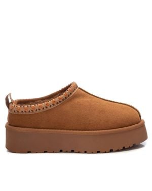 Xti Suede Slippers By - Brown