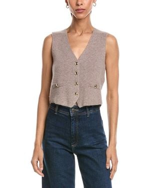 Cinq À Sept Mykah Cashmere Vest - Blue