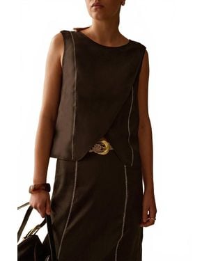 Sancia Nancy Tank Top - Brown