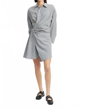 En Saison Jj Shirt Dress - Gray