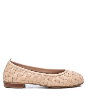 Xti Carmela Leather Collection Braided Flats By - Pink