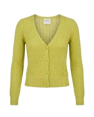 Barrie Lightweight Cashmere Cardigan - Green